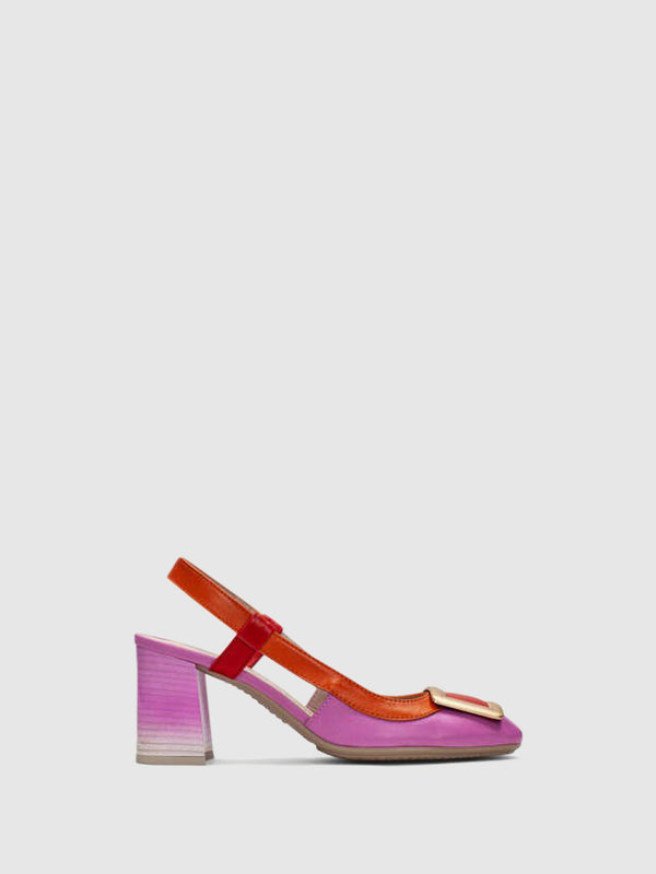 Sandálias de Salto em Multicolor